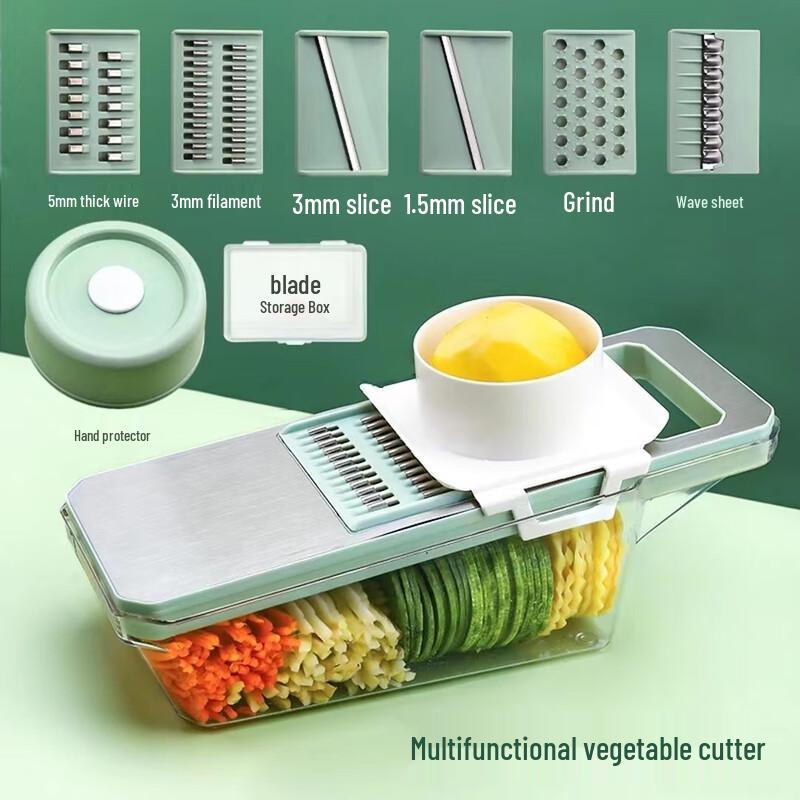 Yuka Jue Wielofunkcyjna Krajalnica do Warzyw z 6 Ostrzami