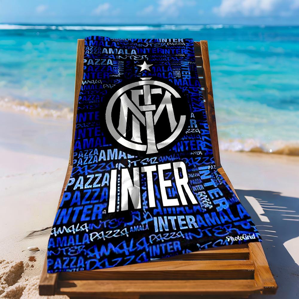 Inter Milan Beach Towel Soft Durable Quickdry Comfortable Lightweight