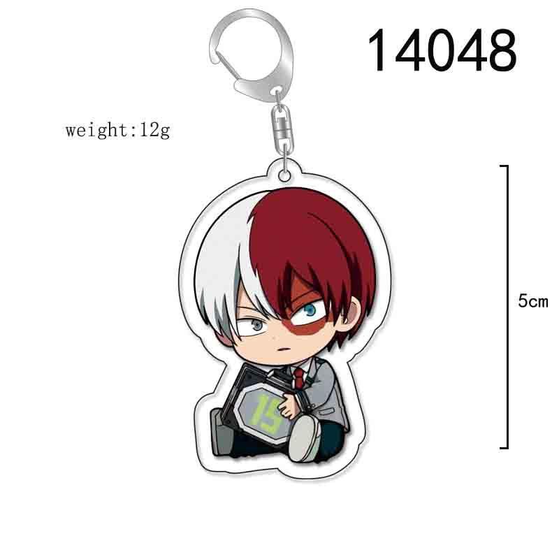 My Hero Academia Green Valley Bakugo ShingujiAll Might Rei Rikka New Cute Cartoon Pattern Decorative Pendant Acrylic Keychain