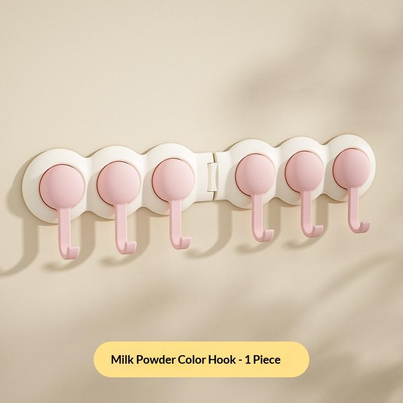 Corner Row Hook, Rotatable Toilet, Bathroom, Kitchen, Entrance Wall, Corner Adhesive Hook, Non Perforated Clothes Hanging Hook