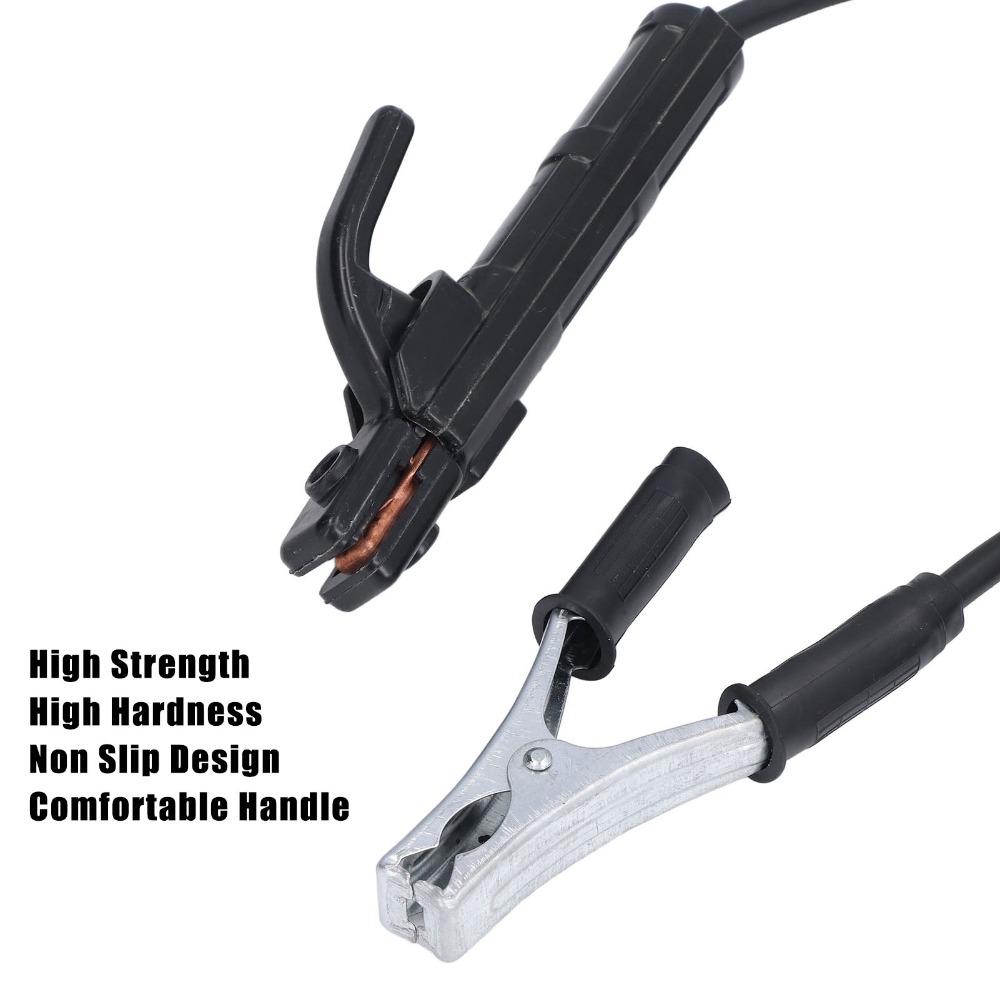 2pcs 200A Welding Ground Clamp 1.5m Welding Electrode Holder Set Earth Clamp Set Workshop