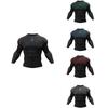 Men's High-Elasticity Compression Running Jacket Quick-Dry Long-Sleeve Gym T-Shirt