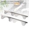 2 Pairs Stove Gap Cover Stainless Steel Retractable Stove Oven Gap Filler Guard Kitchen Counter Side Gap Silver 35cm to 70cm