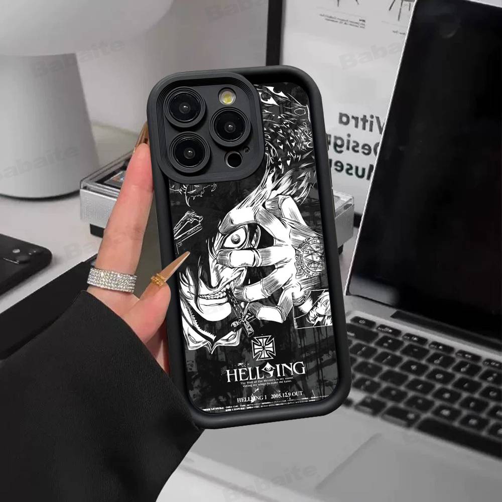 

Хоррор Аниме Hellsing Для IPhone 17 15 13 12 11 14 Pro Max X XR XS 16 Plus Ударопрочная Конфетная Задняя Крышка iPhone 12 pro