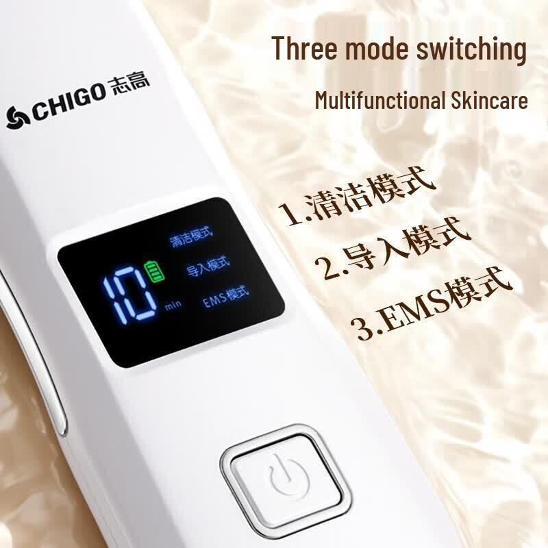 Chigo Ultrasonic Skin Scrubber & Blackhead Remover CN plug (adapter included)