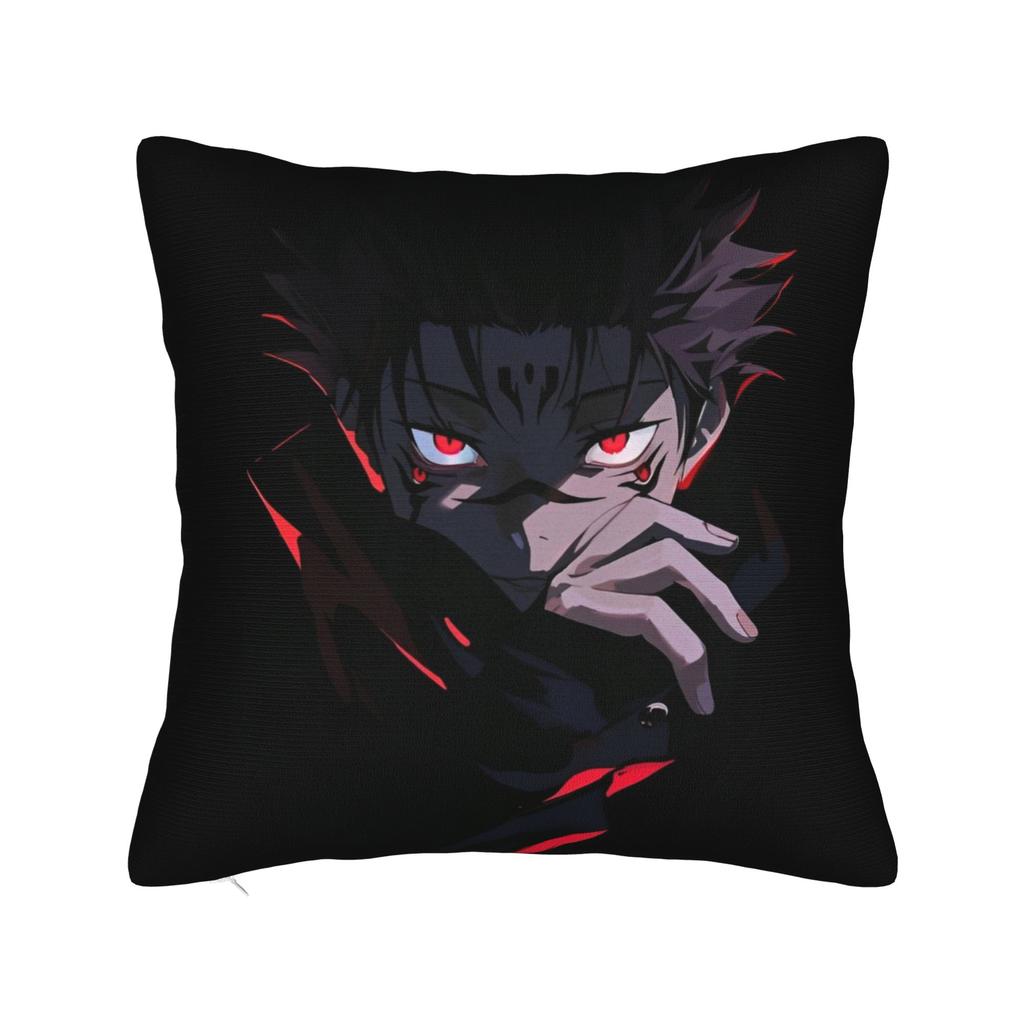Jujutsus Kaisens Yuuji Itadori Square Pillow Covers Bed Car Anime Japan Manga Cushion Cover Cute Decorative Pillow Cover 40*40