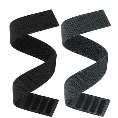 20mm 22mm 26mm Hook Loop Quick Dry Watch Band for  Forerunner 935 GPS Running/Triathlon for Fenix 6 Woven Nylon S