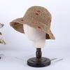 2023 ciliegia Cappello estivo da donna da spiaggia Cappello da donna Uscita in spiaggia protezione UV cappello solare cappello parasole Cappello di paglia visiera Cappello ragazza