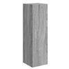 TV Wall Shelf Set Wall Mounted 6 Pcs Grey Sonoma