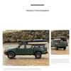 1/32 Toyota Tacoma Picku Wagon Alloy Car Model Sound and Light Pull Back Children's Toy Collectibles Birthday Gift
