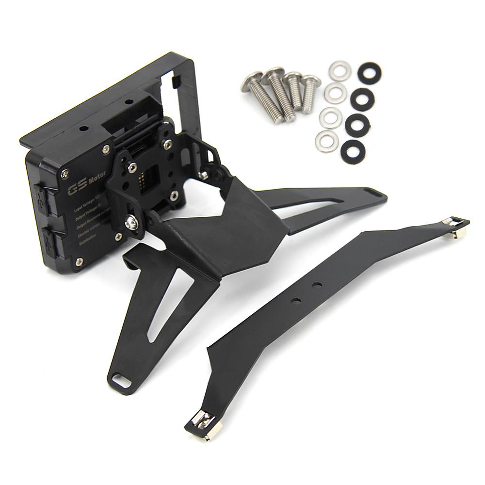 New Navigation Bracket Motorcycle For BMW R 1200 RT R1200RT GPS Navigator USB Charging Phone Holder 2009