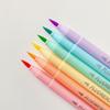 6 buc/Set Markere cu vârf moale Multicolor Artă Acuarelă Stilou Set Highlighter de înaltă calitate
