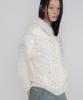 2000Archives Snowy Fur Cardigan (Ivory)