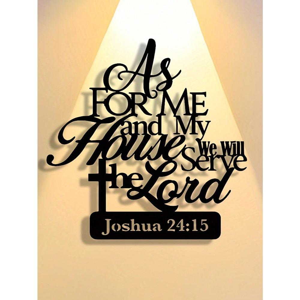 Metall Wandkunst Dekoration Inspirierende Plakette mit Schriftzitat für Wohnzimmer Schlafzimmer