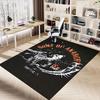 1pc Sons of Anarchy Themed Office Carpet Chair Mats - Durable Polyester Rug for Home Theater, Office, Dorm Room Decor - tA59