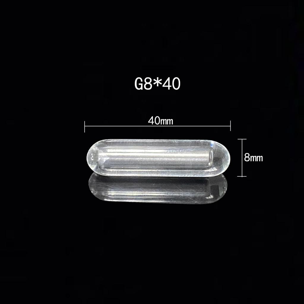 Glass Magnetic Stir Bar Stirrer Magneton Lab Mixer Stirring Spin Bars Cylinder Shaped 4X10mm 4X15mm 8X20mm 8X30mm 8X40mm ,1piece