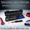 High Precision Torque PresetWrench 2-24Nm Adjustable 1/4Inch RatchetQuick Release Handtool for Automotive Repair and DIYProjects
