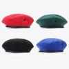 Bérets Chapeau Couleur Unie Réglable Casquette Peintre Adulte Unisexe Casquette Uniforme Cosplay Casquette de Sécurité