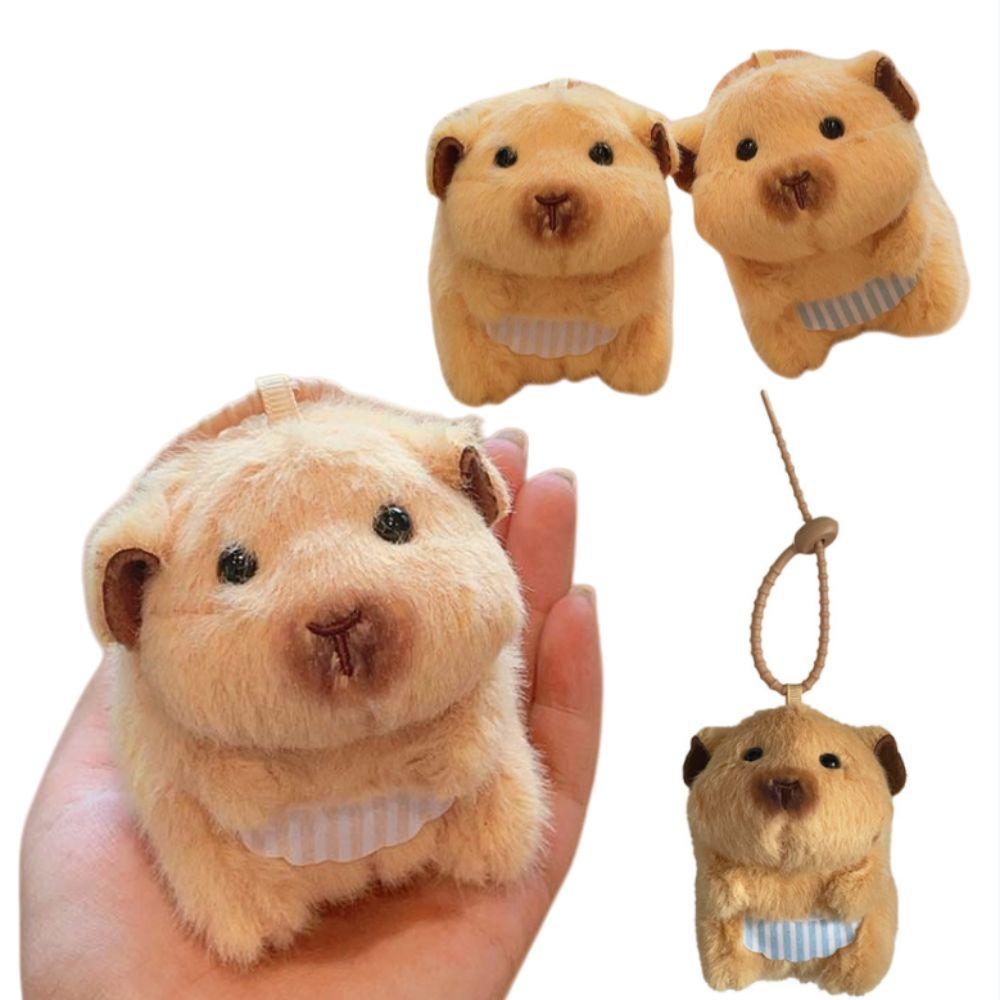 Bag Charm Hamster Plush Pendant Hanging Decoration Hamster Plush Keychain School Bag
