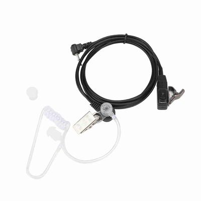 Draagbare 1-pins 2,5 mm buishoofdtelefoon oortelefoon PTT-microfoon voor Motorola 1-pins modellen walkietalkies