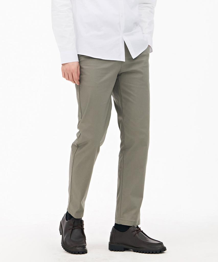 CHASECULT Men'S Tapered Side-Banding Chino Pants - Khaki