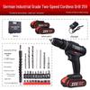 12V Dual-Speed High-Power Handheld Electric Drill & Screwdriver with Lithium Battery and Pistol Grip