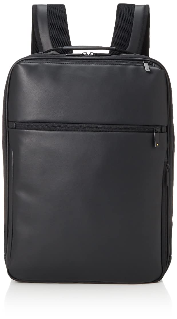 

Ace Gene Gadgetable Vertect Business Backpack (Made with Antiviral Synthetic Leather), Holds a 15.6-inch Laptop, Fits B4 Sizes, 67543, Men s, Black