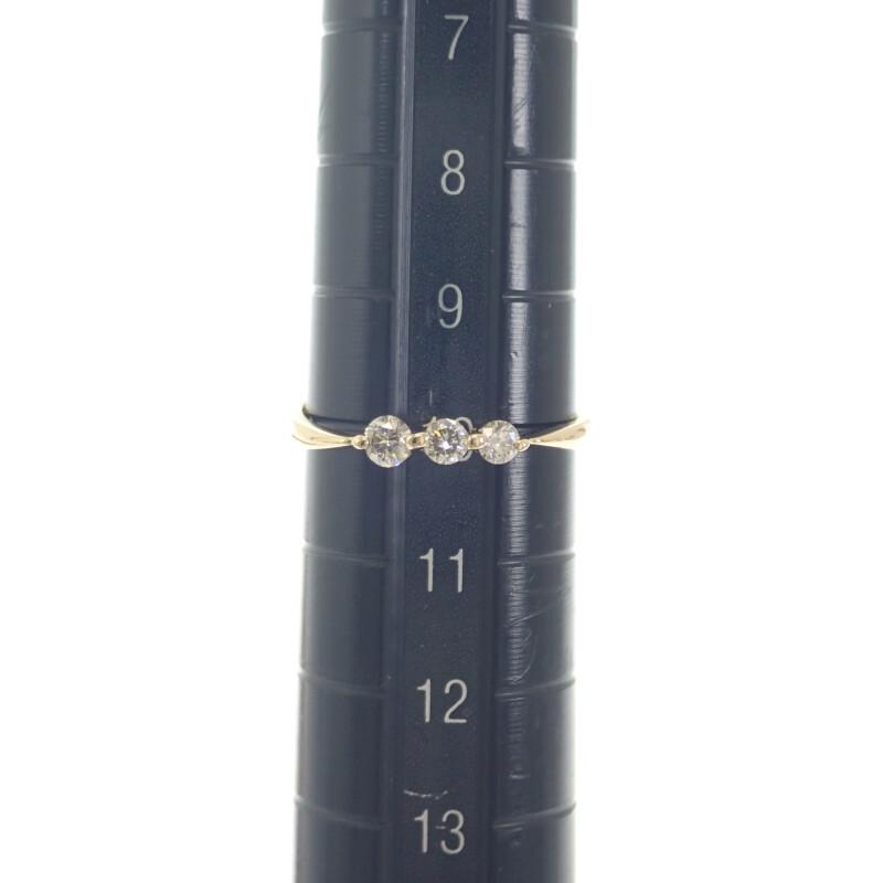 no brand  #10(JP Size) ring K18 yellow gold Women