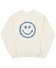 GRAVER [Unisex] Multiflower Dot Smile Sweatshirt_Cream