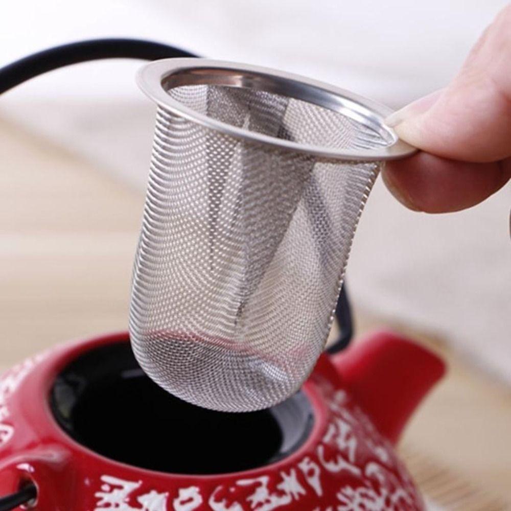 Creative Stainless Steel Tea Infuser Drinkware Fine Mesh Tea Strainer Reusable Diameter 5-8CM Tea Making Tools Herb Filtering