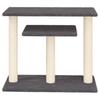 Cat Tree with Platforms Dark Gray 62.5 Cm