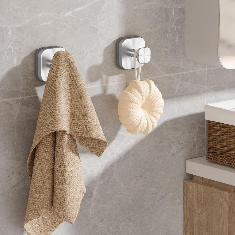 Waterproof Suction Cup Hooks Wall Mount Shower Wall Hanger Strong Suction Cup Holder  Mirrors