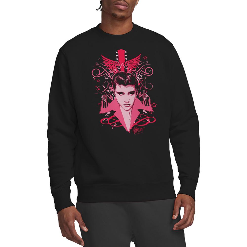Elvis Presley Unisex Adult Lets Face It Sweatshirt