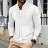 European and American ins men's autumn and winter new waffle solid color zipper baseball jersey pocket long-sleeved jacket