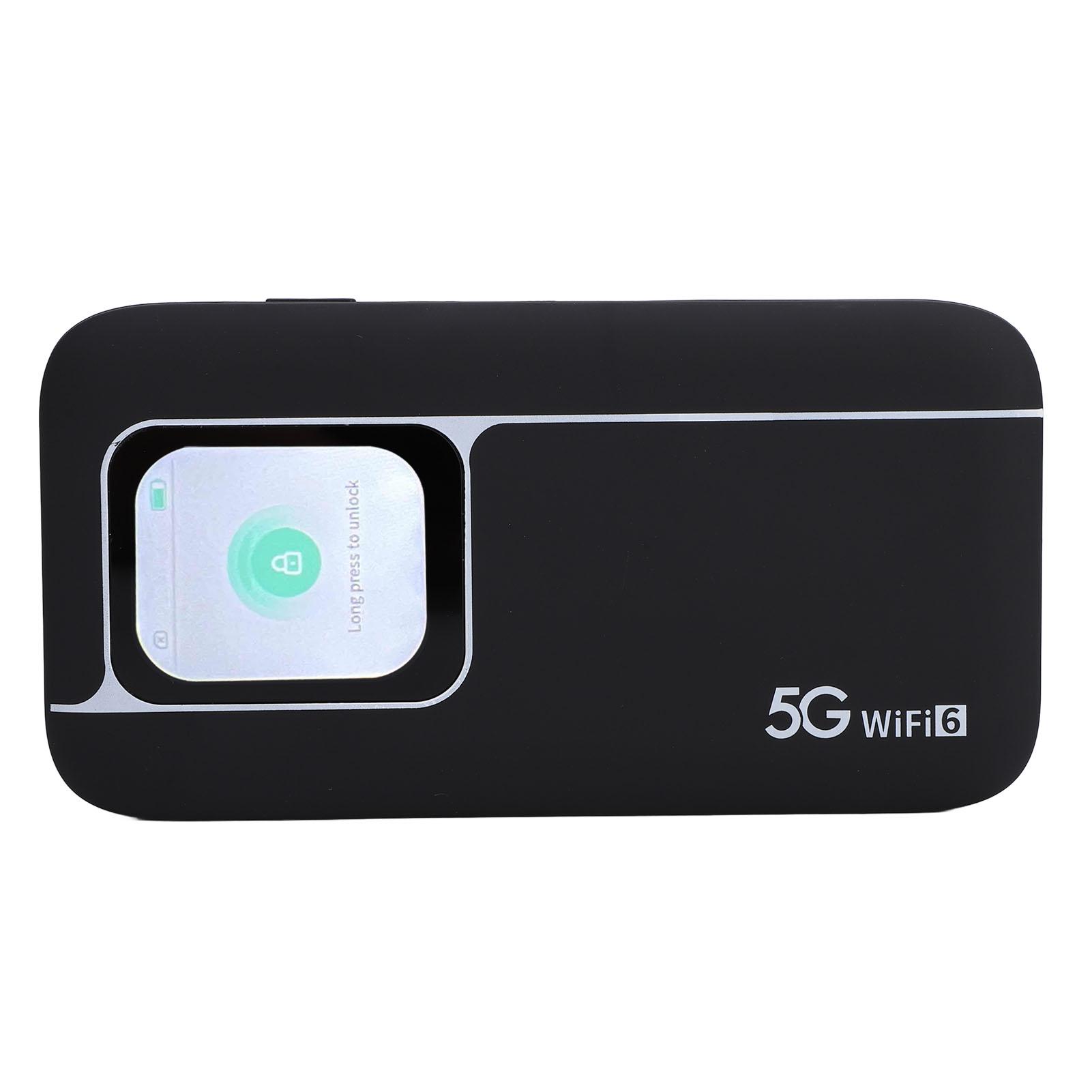 

5G WiFi Mobile Hotspot High Speed Hotspot Router Connects Up to 16 Devices Portable Travel WiFi Device with 2.01 Inch