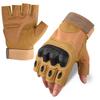 WANZHUO Hot Sale Half-Finger Soft Shell Polyester Waterproof Tactical Gloves for Gym Cycling Outdoor Activities