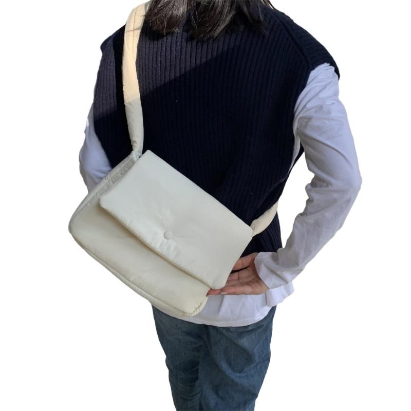 2024 Сумка через плечо Большая вместимость Сумка для покупок Мягкая сумка-мессенджер для девочки Женские дорожные сумки на плечо