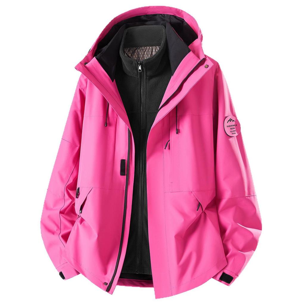 Etherland Couples' 3-in-1 Detachable Jacket: Versatile Outdoor Mountaineering Gear for Men & Women (Autumn/Winter)