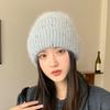 Neuer Perlen-Kaninchenhaar-Strickhut Damen Winter Outdoor Warm Mode Ohrenschützer Wollmütze