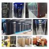 1.2m Floor-Standing Network Cabinet 37U Server Rack with Monitoring Switch & Router Compatibility
