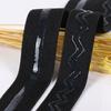 2/5Meters Black Elastic Bands Silicone Non-slip Bra Rubber Tape For Belt Garment Wave Ribbon DIY Clothes Sewing Accessories