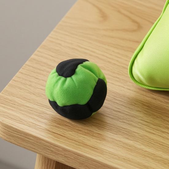 Plush Footbags Hacky Sack Ball, Handmade Multicolored Beanbag, Kids Adults Juggling Kick Ball for Indoor Outdoor Play, Party Favors