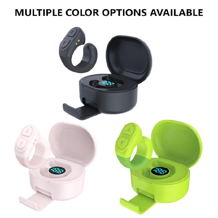 Bluetooth-compatible Rings Remote Control Fingertip Selfie Video Controller Automatic Turner for Cellphone