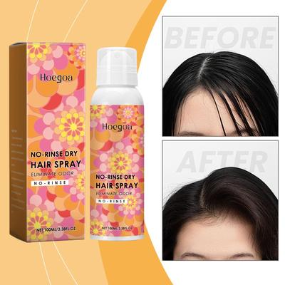 Hoegoa Leave-In Haar-Trockenspray Leicht und duftend, erfrischend und nicht klebrig, für flauschiges Haar, schnell trocknendes Leave-in-Spray