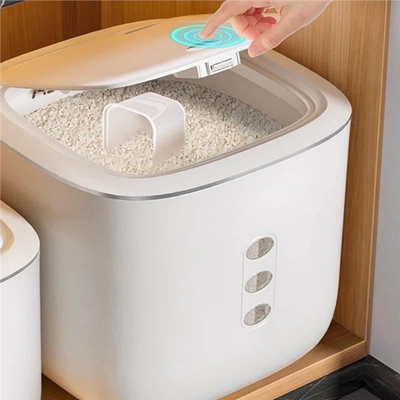 Good-Food Grade Rice Bucket, Household Insect Proof And Moisture-Proof Sealed Rice Jar, Flour Storage Tank, Cat Food Storage