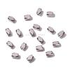 Jingde Stainless Steel Hammer Bamboo Tube Spacer Beads & O Buckle DIY Jewelry Accessories.
