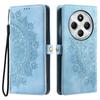 Style 016 For Xiaomi Poco C75 4G/Redmi 14R 5G/14C 4G Case Skin Feel Totem Imprinted Wallet Leather Phone Cover