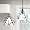 New Stylish Contemporary Modern Iron Art Cage Pendant Light Chandelier with Adjustable Hanging Height - Industrial Chic Decor Ac