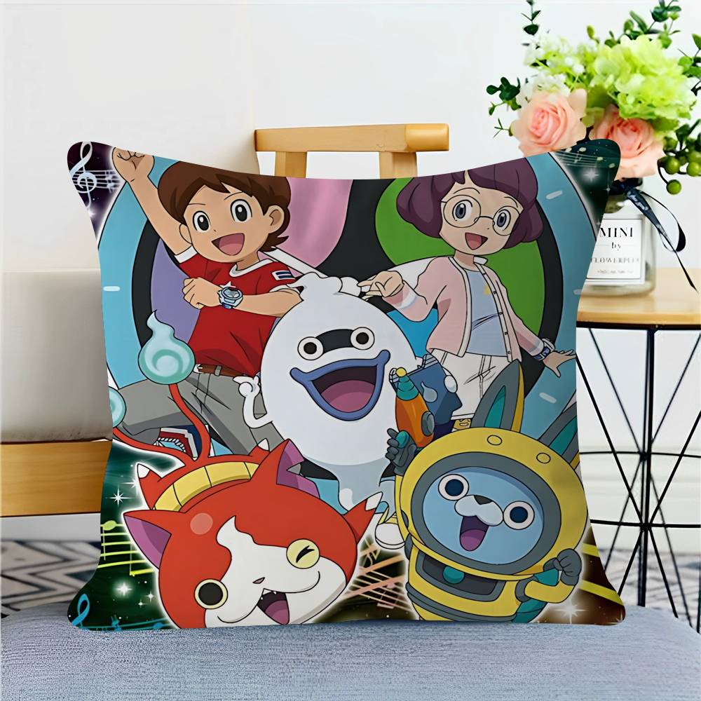 Game Yo-kai Watch Pillow Cover For Bedroom Room And Living Room Sofa Decorative Cushion Cover