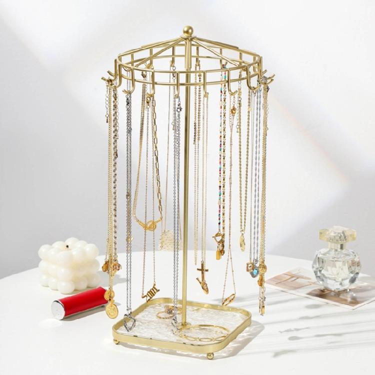 Stylish Jewelry Holder Rotating Necklace Organizers for Jewelry Storaging